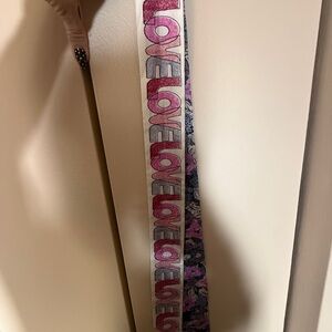 Coach Pink  Scarf Bandeau LOVE FLORAL